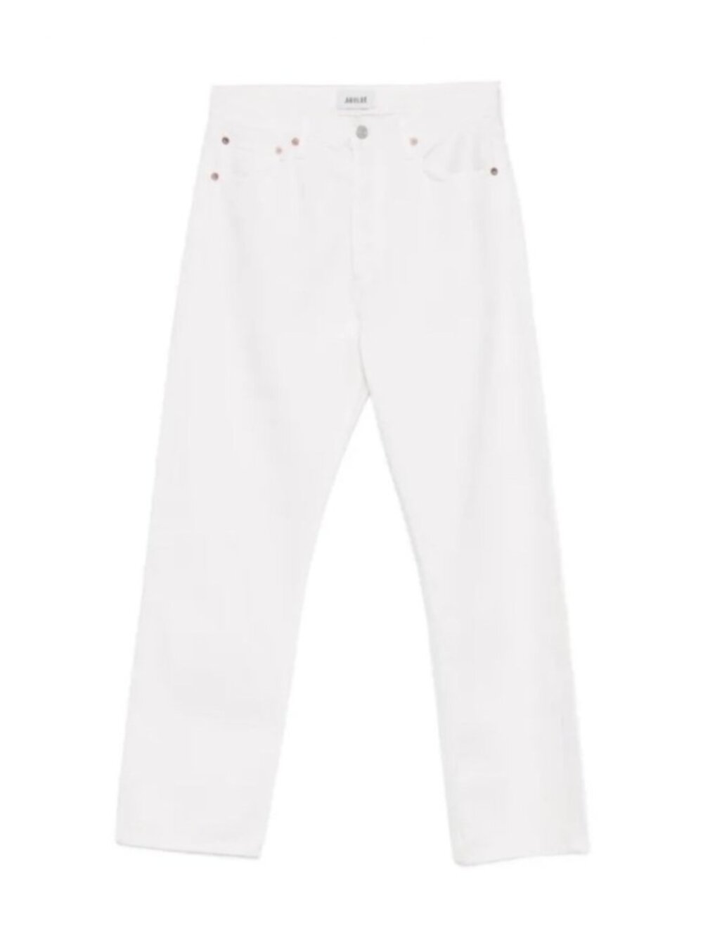 NEW Agolde Division Straight Rigid Syndicate White High-Rise Jeans 29 Casual